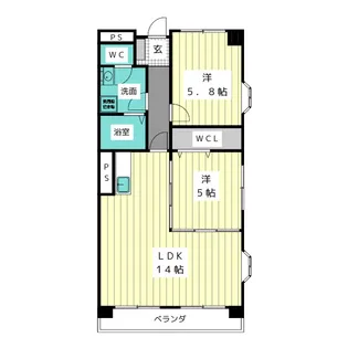 メゾンセレクト【5階】の間取り