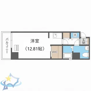 プライマル札幌北4条【3階】の間取り