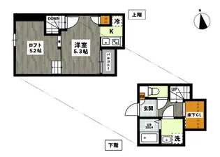 ADC高島リブレ【2階】の間取り