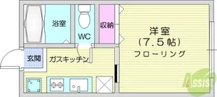 セフィラフジ【1階】の間取り