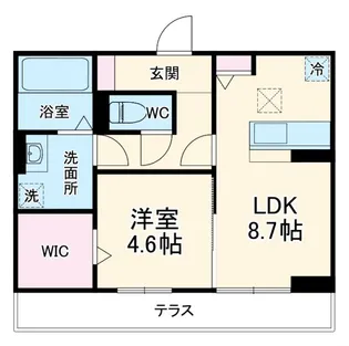 ドウエる【2階】の間取り