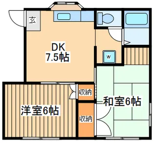 パンシオン橋本【1階】の間取り