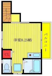 奥山ハイツ【3階】の間取り