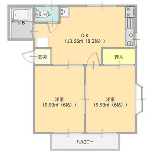 アーク・ムカイ【1階】の間取り