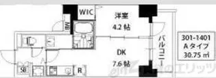 S-RESIDENCE江坂【3階】の間取り