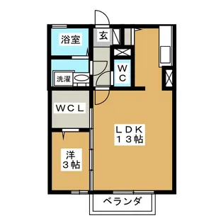 プリマヴェーラ B棟【2階】の間取り