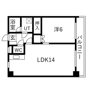 ダブルーンVII白金【4階】の間取り