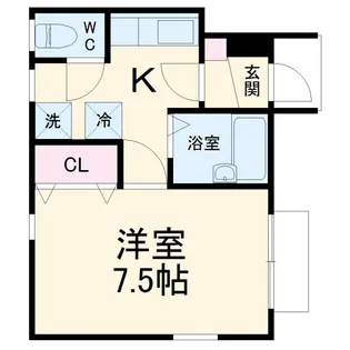 Lark【1階】の間取り