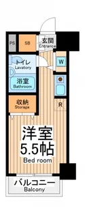東急ドエルアルス川崎【9階】の間取り