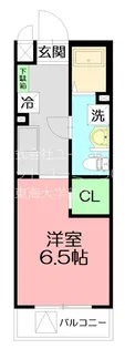 カレッジヒルズE【2階】の間取り