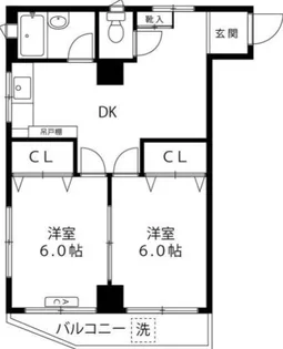 日新マンション【4階】の間取り