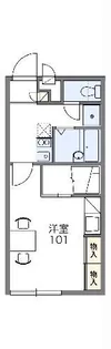 レオパレス城【1階】の間取り