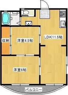 エルコーポ丸子【3階】の間取り