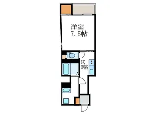 ドミ-ルNAKAMURA【3階】の間取り
