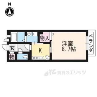 タイム・タウザン【2階】の間取り