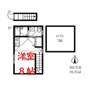 YAGUCHI RESIDENCE【2階】の間取り