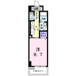 プルミエールレーブ【5階】の間取り