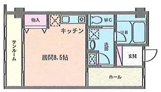 峯野第10ビル【3階】の間取り