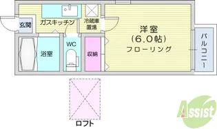 ジュネスK.N【2階】の間取り