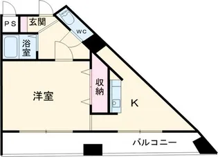 K.SQUARE【5階】の間取り