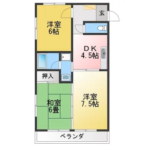 グレース浦安【1階】の間取り