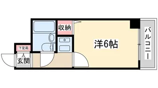アクエルド大淀【10階】の間取り