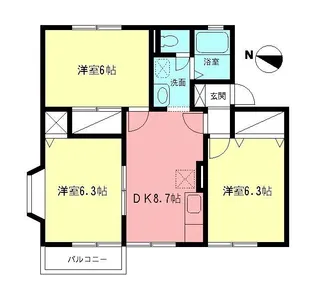 ルミエールKII【2階】の間取り