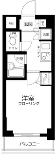 ミリオンガーデン小石川【2階】の間取り
