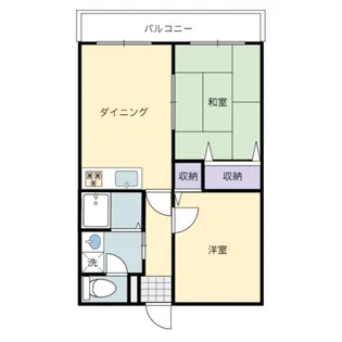ピースフル【2階】の間取り