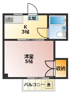 ベルビュー板倉【3階】の間取り
