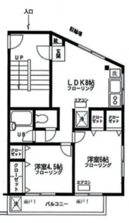東新マンション【2階】の間取り