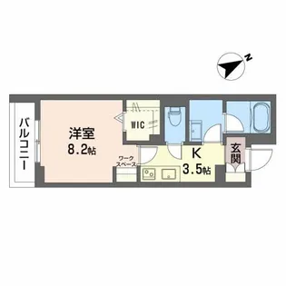 グランメゾン浜松【1階】の間取り