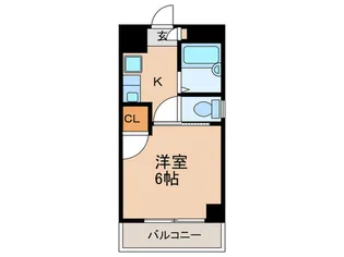 グローリー豊新【2階】の間取り