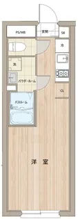 フラシア亀戸II【5階】の間取り