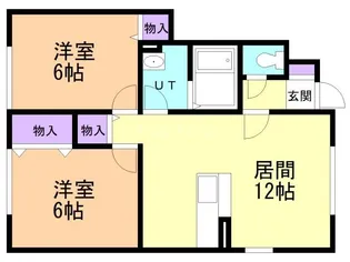 アムール和【1階】の間取り