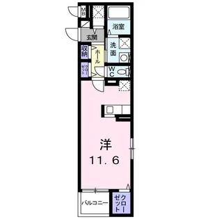 ラフレシール【4階】の間取り