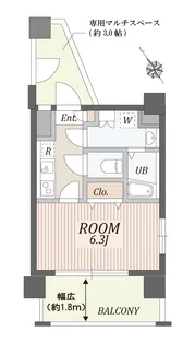 ベルア三宿【5階】の間取り