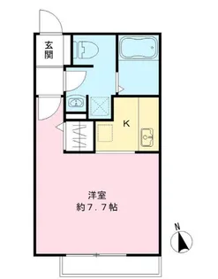 ボルベールアサヒ【1階】の間取り