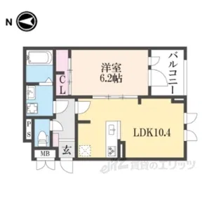 アプリコット3【3階】の間取り