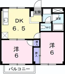 コーポSS【2階】の間取り