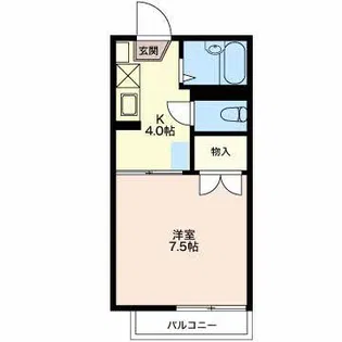 セフィーラ栗田【1階】の間取り