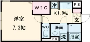 エルファーロ笹塚II【4階】の間取り