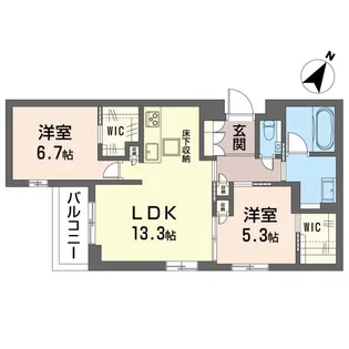 王禅寺の杜【1階】の間取り