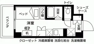 プライマルD三鷹【3階】の間取り