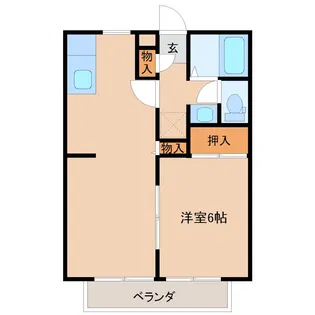 シャルマンハウス【2階】の間取り