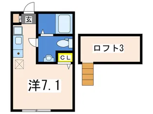Gate Lagoon 上倉田町【2階】の間取り