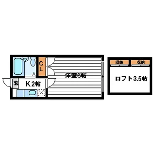 宮城県仙台市宮城野区新田4【アパート】の間取り