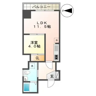 長崎県長崎市川口町【マンション】の間取り