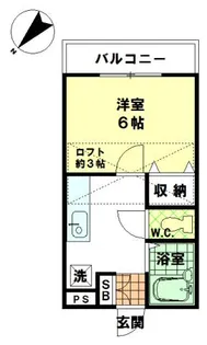 アーバンヒルズ赤塚【1階】の間取り