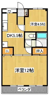 サンシャイン太平【4階】の間取り